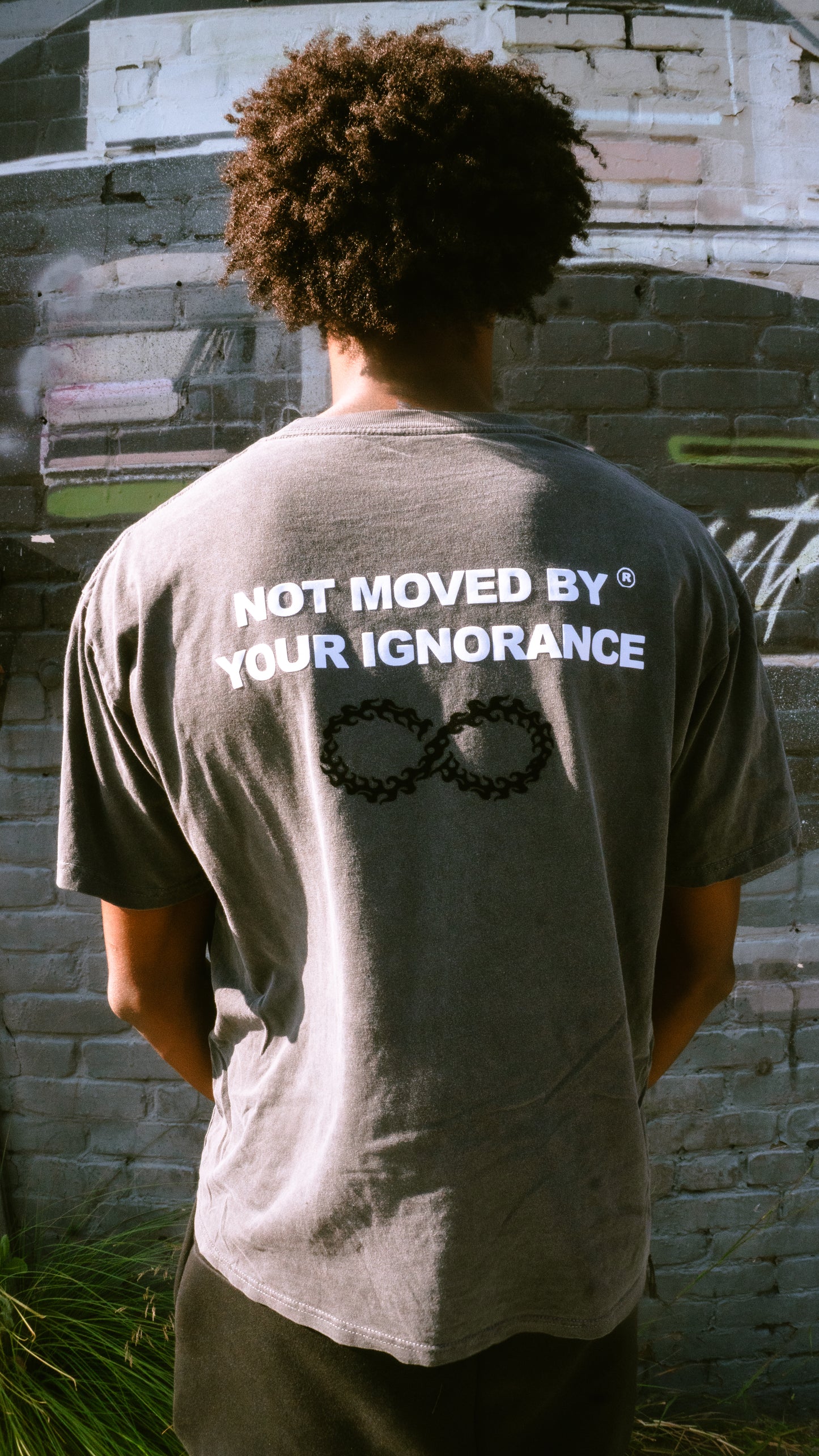 NOT MOVED GREY T-SHIRT